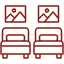 Twin beds (2 beds)